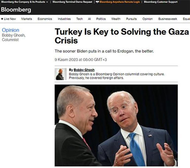 Bloomberg'den analiz: 'Erdoğan vazgeçilmez, ABD elini çabuk tutmalı!'