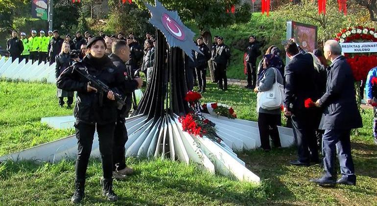 Beşiktaş'taki terör saldırısında şehit düşenler için tören düzenlendi