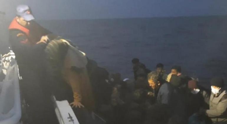 91 göçmen yakalandı! Geri itilen 38 düzensiz göçmen ise kurtarıldı