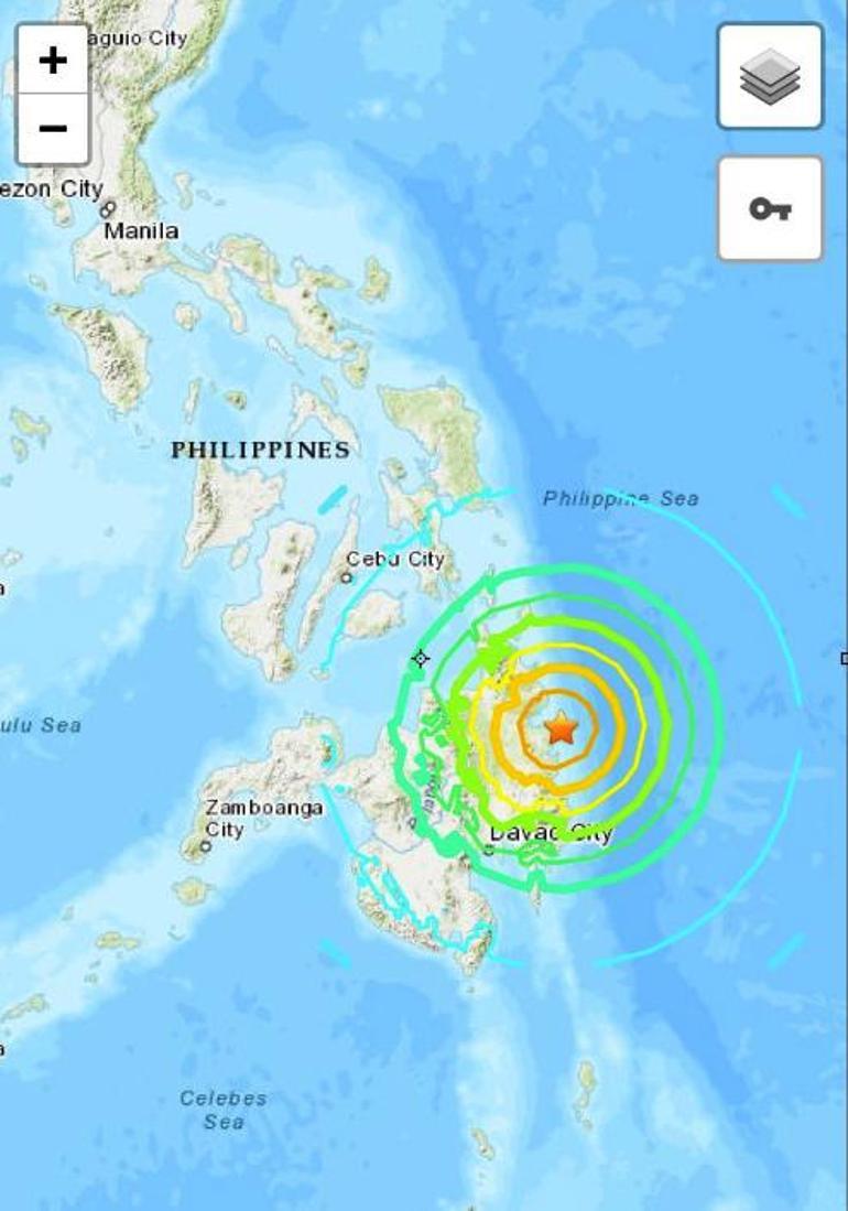 Son dakika! Filipinler'de 7.6 büyüklüğünde deprem