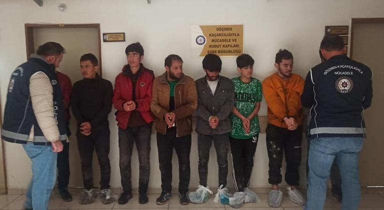 Amasya'da 8 kaçak göçmen yakalandı! 3 kişi tutuklandı