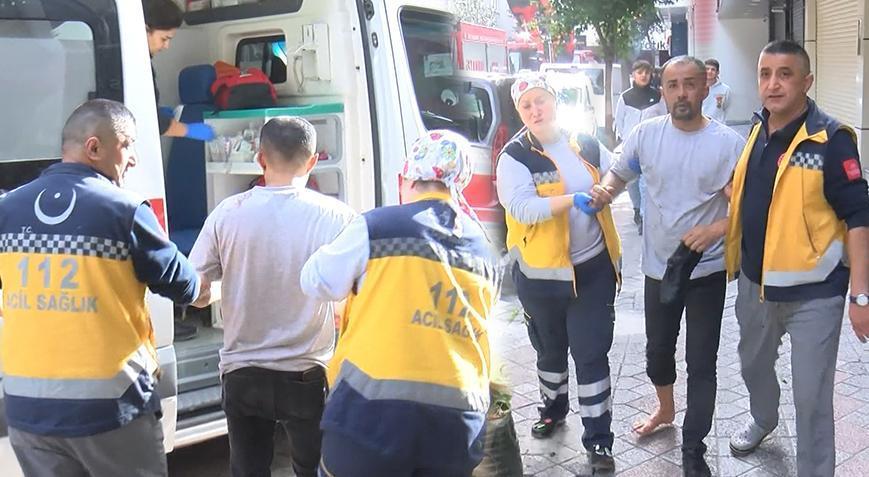 Kızgın yağa su döktü faciadan dönüldü