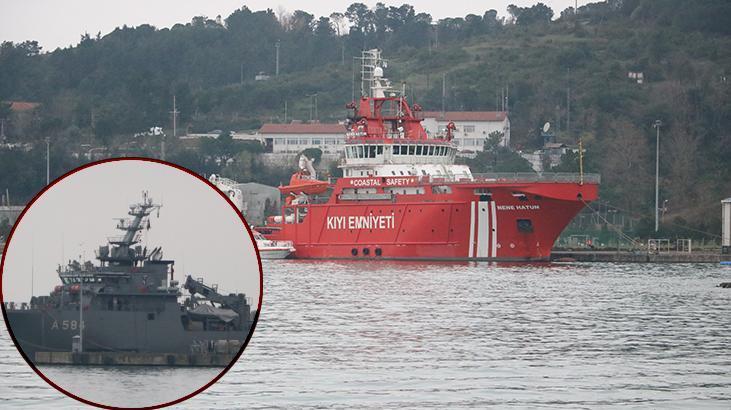 Kafkametler gemisinin kayıp 7 mürettebatı için ‘Nene Hatun’un dalgıçları da görevde