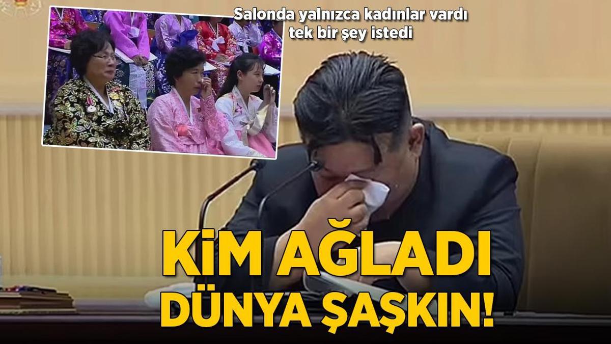 Kim ağladı, dünya şaşkın! Salonda sadece kadınlar vardı