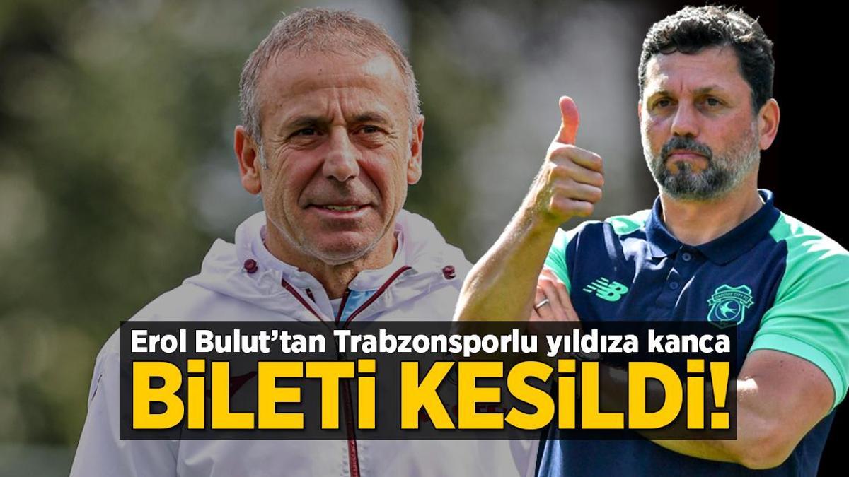 Trabzonspor biletini kesti! Erol Bulut’tan transfer kancası