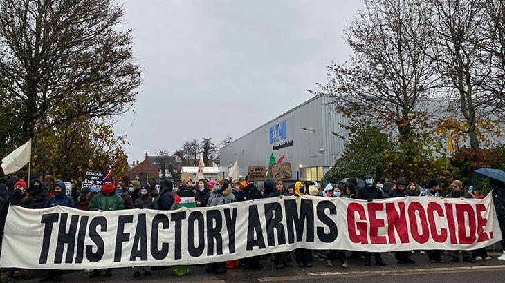 İngiltere ve İskoçya’da Filistin destekçilerinden protesto