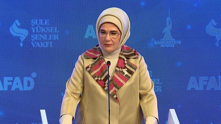 Emine Erdoğan: Vicdanlarımızı paramparça eden bir kıyım yaşanıyor