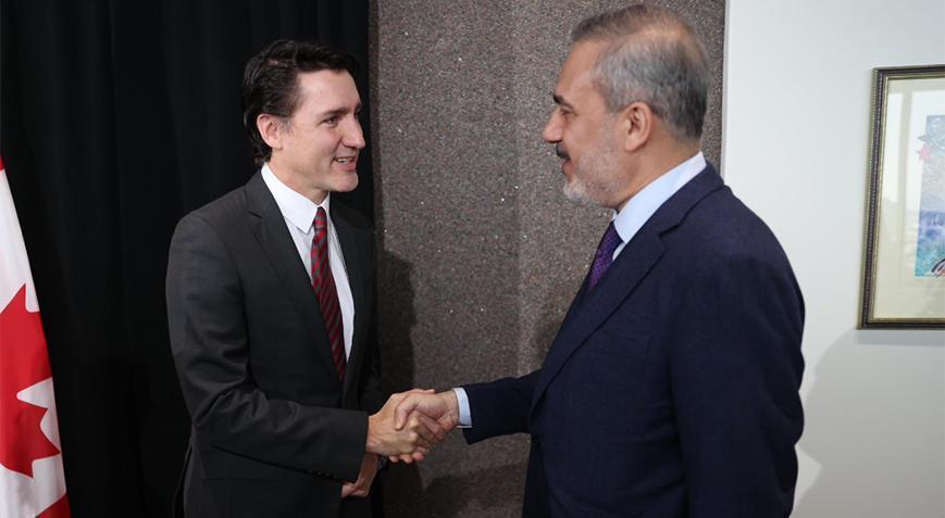 Bakan Fidan’dan Gazze diplomasisi! Kanada Başbakanı Trudeau ile görüştü