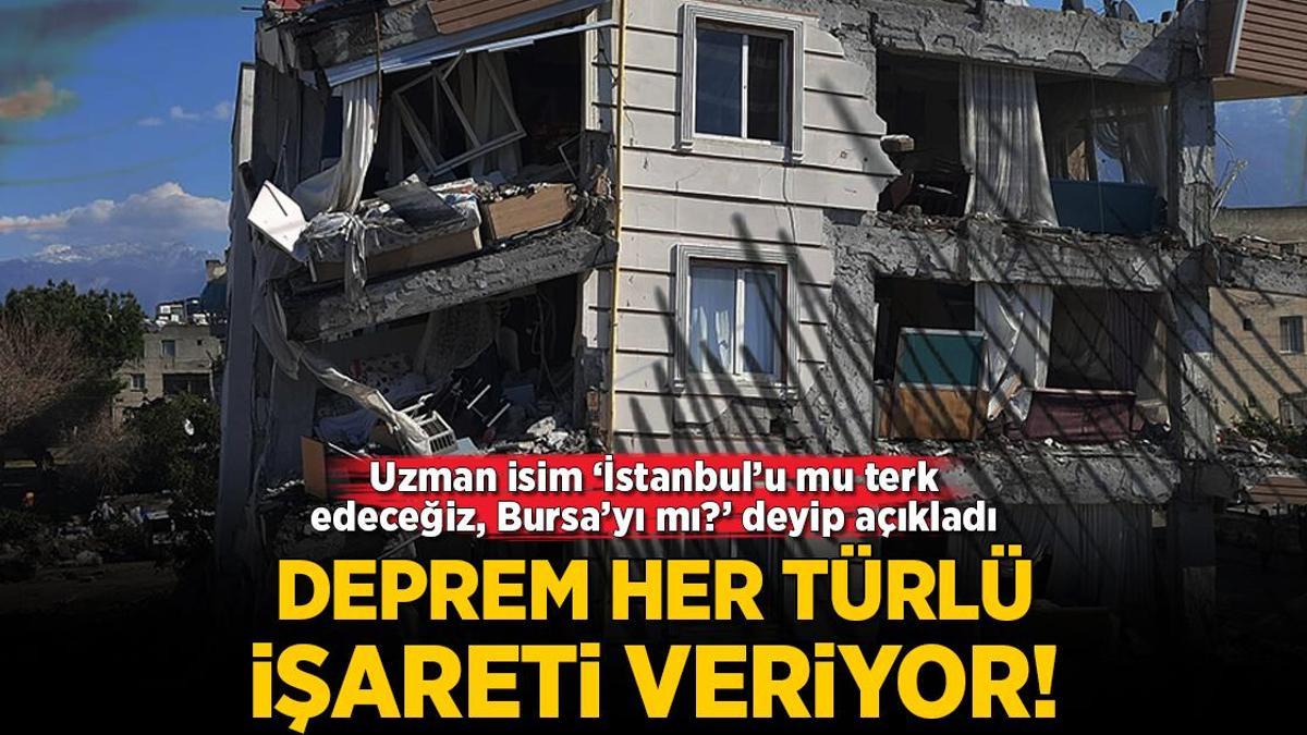 Uzman isim ‘İstanbul’u mu terk edeceğiz, Bursa’yı mı?’ deyip uyardı! Deprem, her türlü işareti veriyor