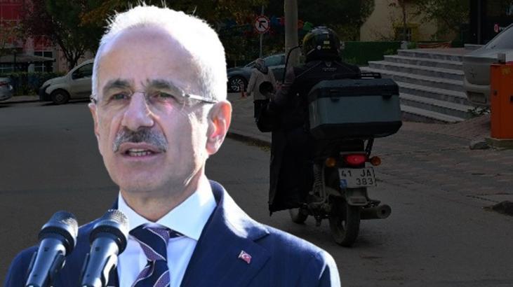Motokuryelere yönelik düzenleme geliyor! Bakan Uraloğlu detayları açıkladı