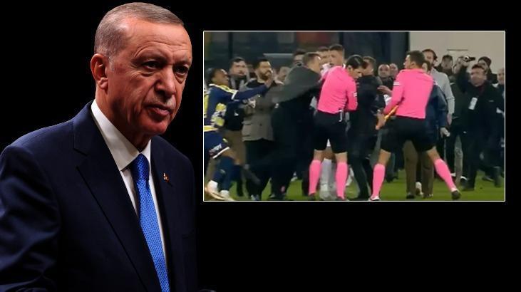 Erdoğan’dan Halil Umut Meler tepkisi: Şiddetin Türk sporunun içinde barınmasına asla izin vermeyeceğiz