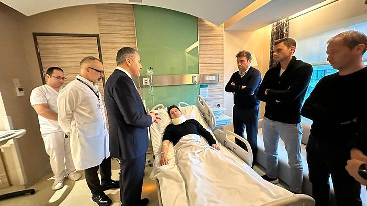 Hastaneden ilk görüntü! Bakan Yerlikaya, Halil Umut Meler’in Cumhurbaşkanı Erdoğan’la görüşmesini paylaştı