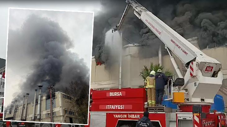 Bursa’da büyük fabrika yangını!