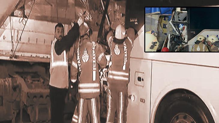 Eyüpsultan’da feci kaza! Yolcu otobüsü ile TIR çarpıştı: 1 ölü, 2 yaralı