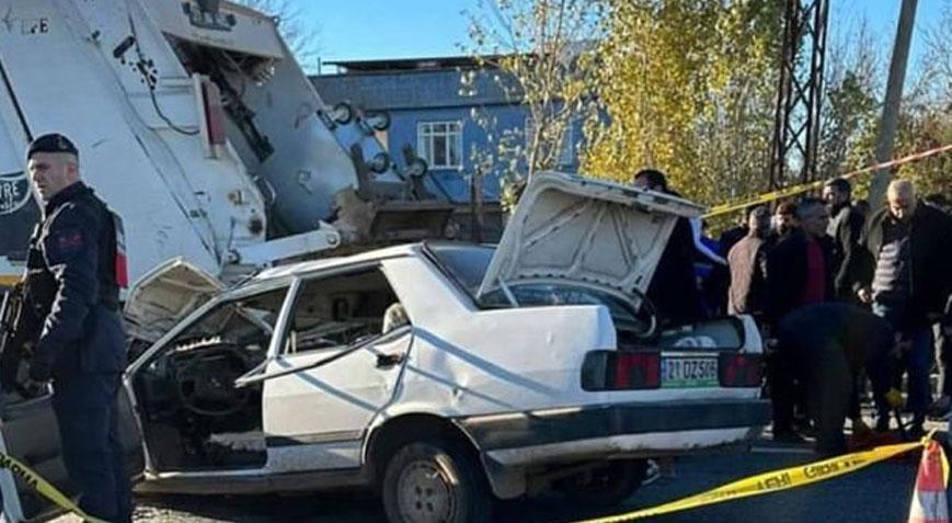 Diyarbakır’da korkunç kaza! 2 kişi öldü, 2 kişi ağır yaralı