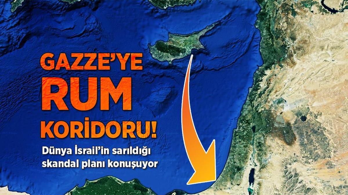 Savaşta son dakika… Gazze’ye Rum koridoru! Dünya İsrail’in sarıldığı skandal planı konuşuyor