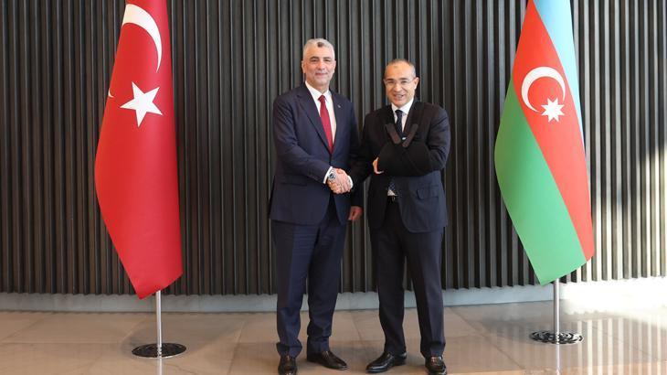 Bakan Bolat, Azerbaycan Ekonomi Bakanı Cabbarov ile görüştü
