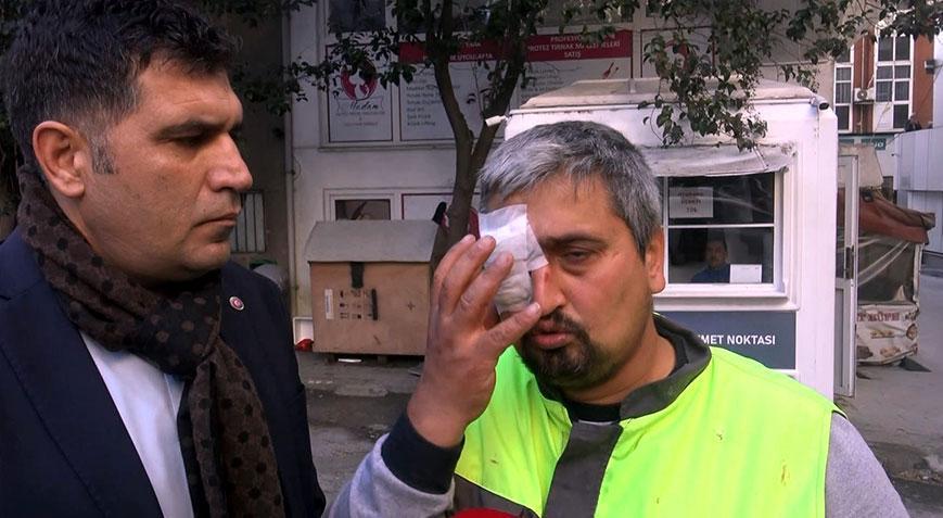 Avcılar’da dehşet! Temizlik işçisine tekme tokat saldırdı