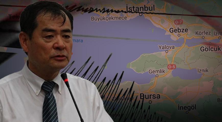 Japon deprem uzmanı Marmara fay hattını işaret etti: Rahatlamdı