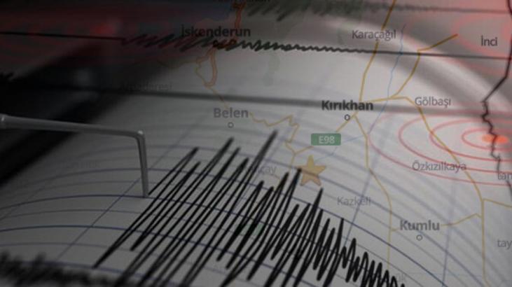 AFAD duyurdu! Hatay’da 3.9 büyüklüğünde deprem