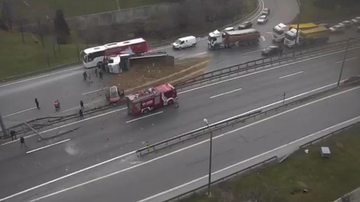 Basın Ekspres yolunda kaza