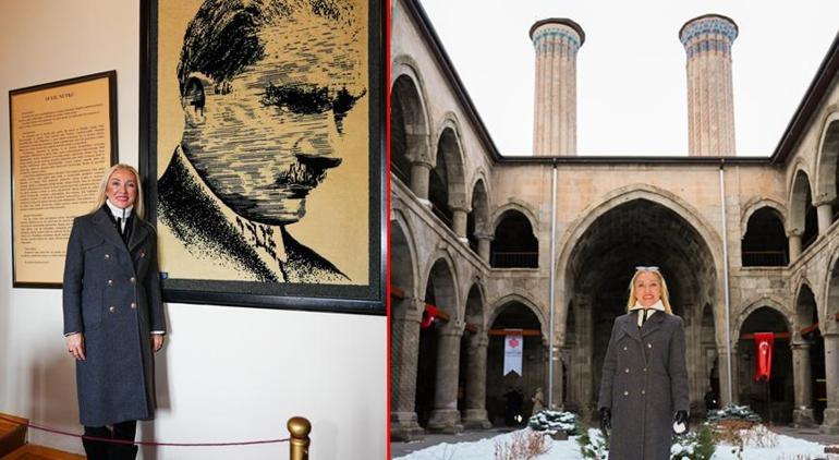 'Rotahane Projesi' ile Erzurum'a gelen heyet, tarihi ve turistik yerleri gezdi