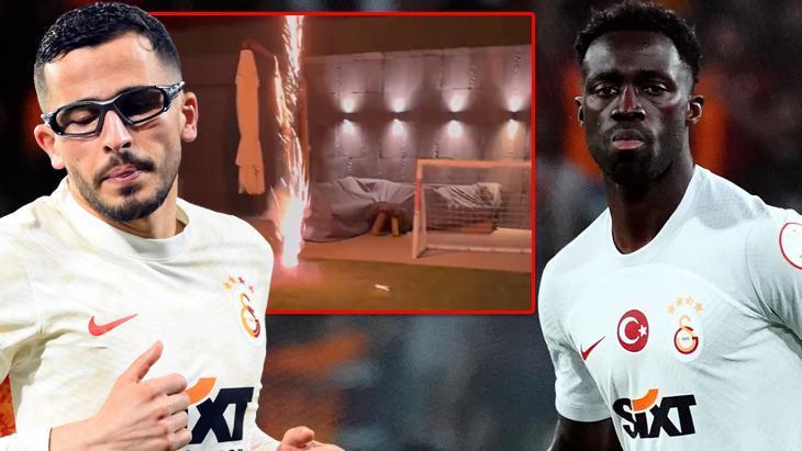 Galatasaray’da Davinson Sanchez’in yılbaşı kutlaması korkuttu! Akıllara Omar Elabdellaoui geldi