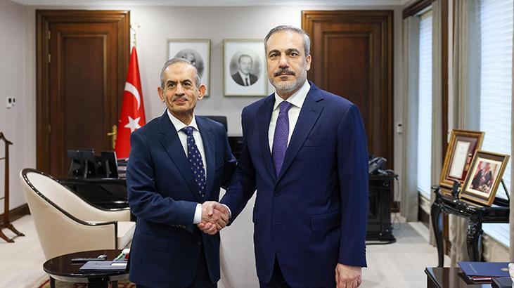 Bakan Fidan, Irak Türkmen Cephesi Başkanı ile bir araya geldi