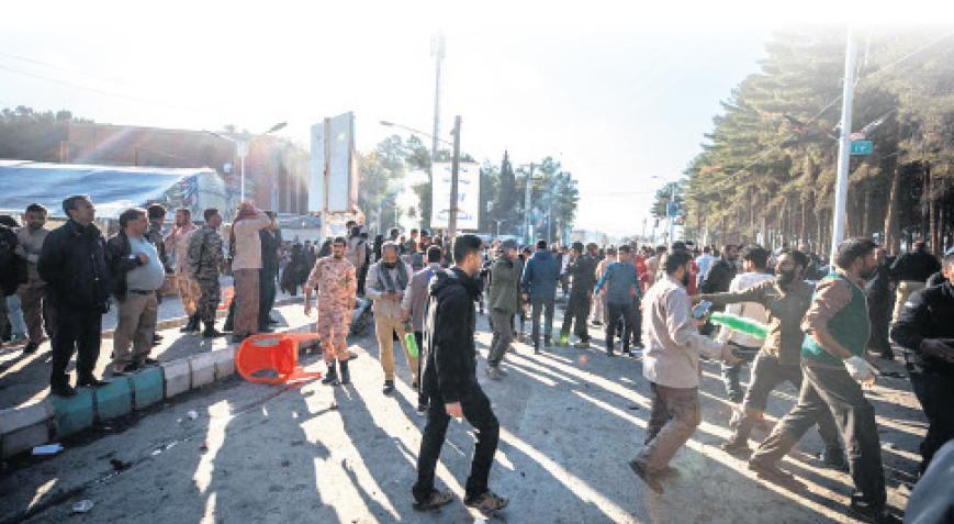 Süleymani’nin anmasına savaş ayarlı bomba: 103 ölü