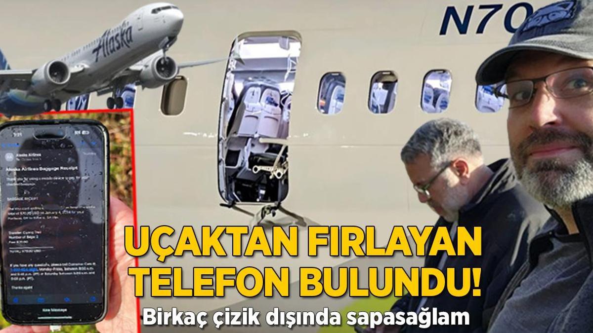 5 bin metredeki uçaktan düşen telefonunu buldu! Birkaç çizik dışında sapasağlam