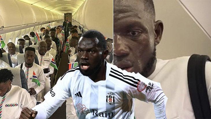 Süper Lig’in iki yıldızı ölümden döndü! Gambiya uçağında korku dolu anlar, Beşiktaş’tan açıklama geldi