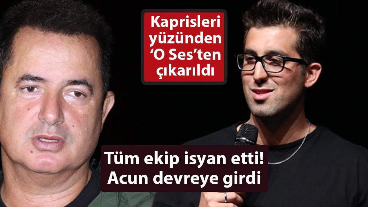 Tüm ekip isyan edince Acun Ilıcalı devreye girdi! Doğu Demirkol ‘O Ses’ten çıkarıldı