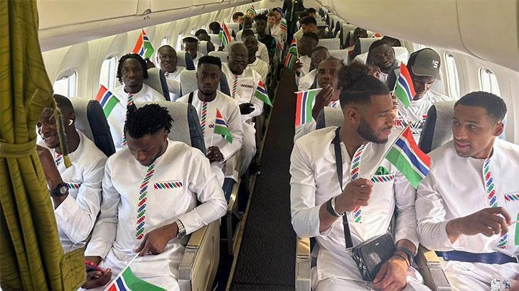 Gambiya Milli Takımı’nın uçağı acil iniş yaptı