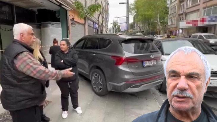 Halil Ergün ölümden döndü! Ünlü oyuncunun kaza yaptığı anlar kamerada