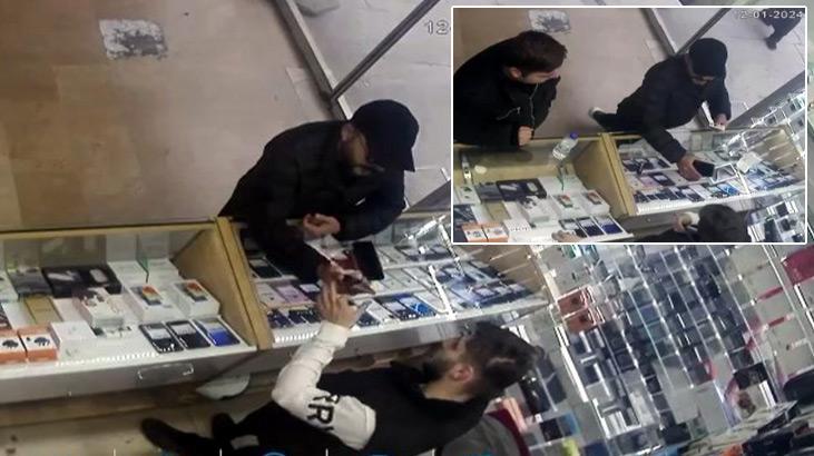 Müşteri gibi geldi, 70 bin liralık telefonu çalıp gitti