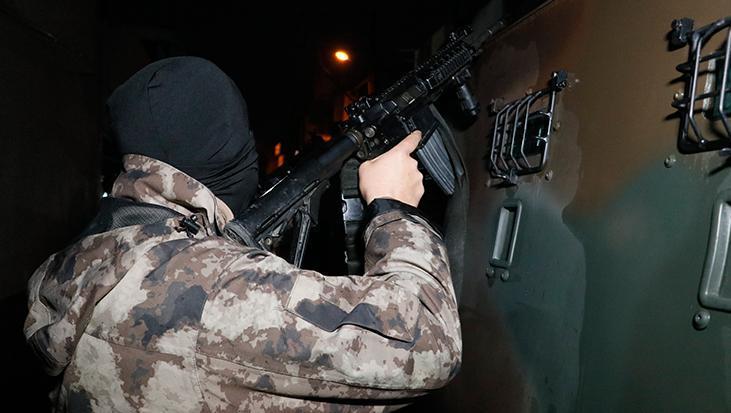 78 ilde operasyon: 2 bin 36 şüpheli gözaltında