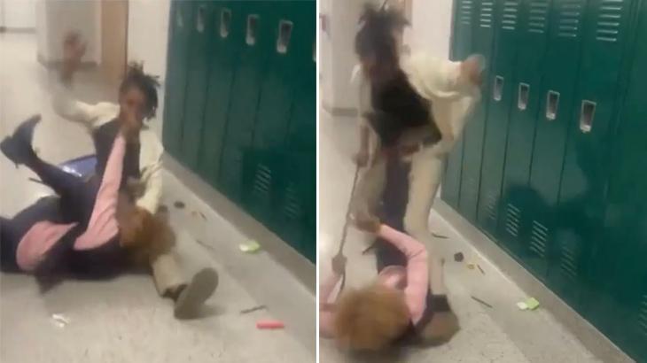 65 yaşındaki öğretmenine saldırdı! Korkunç anlar kamerada