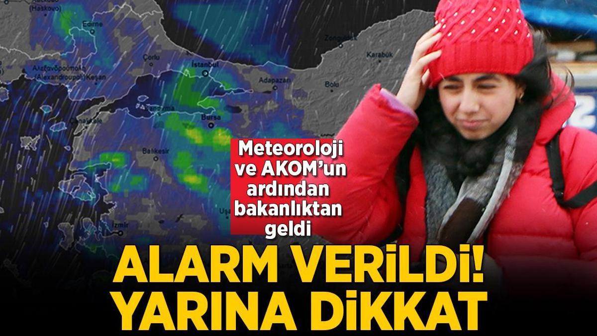 Son dakika… Meteoroloji, AKOM, valilik ve bakanlık uyardı! Saatler sonra başlıyor