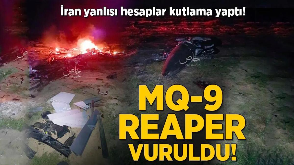 Gazze’deki savaşta son dakika… Amerikan MQ-9 Reaper’ı düşürüldü, İran yanlısı hesaplar kutlama yaptı!