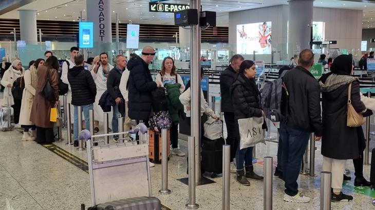 İstanbul Havalimanı’nda yarıyıl tatili yoğunluğu