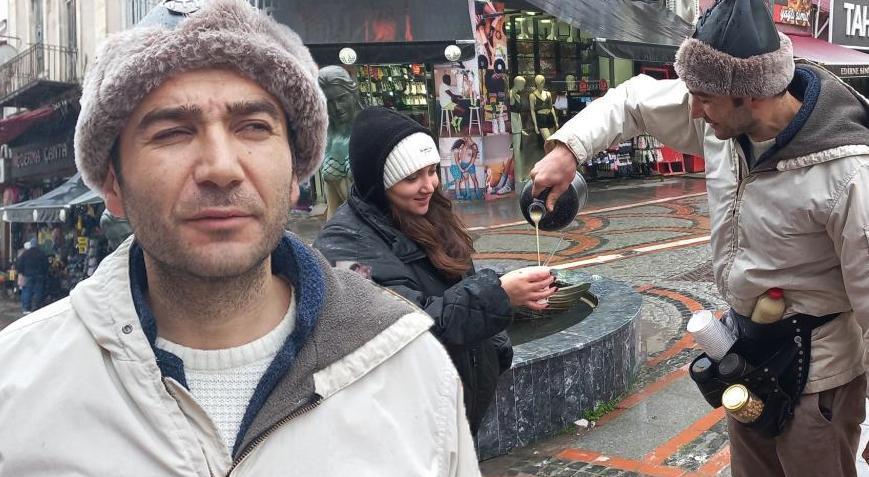 Diplomalı bozacı! İşini bıraktı sokak sokak gezip boza satıyor