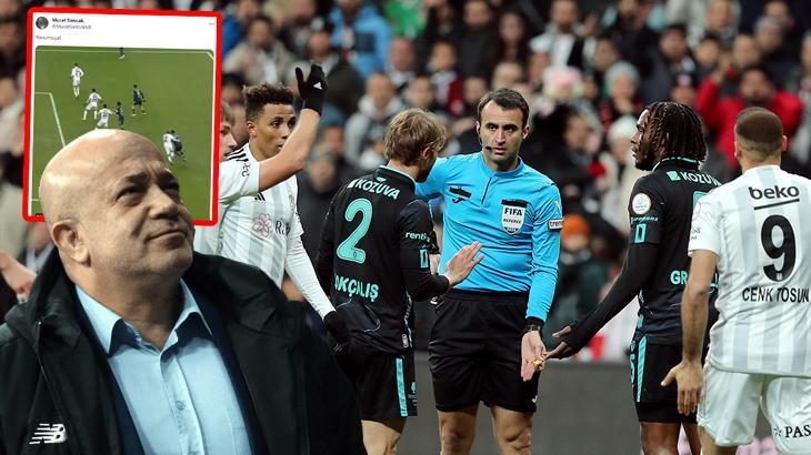 SON DAKİKA: Beşiktaş-Adana Demirspor maçında Murat Sancak’tan hakem tepkisi: Yorumsuz