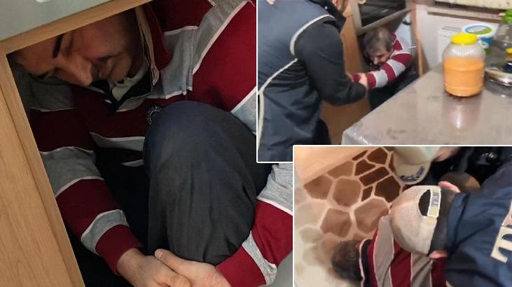 Firari FETÖ’cü mutfak dolabında saklanırken yakalandı