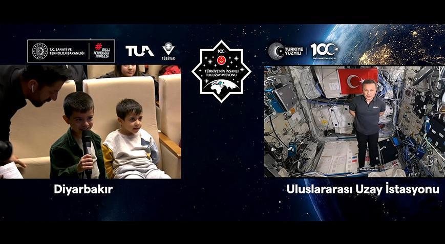 Astronot Gezeravcı’ya öğrencilerden Karadelik sorusu