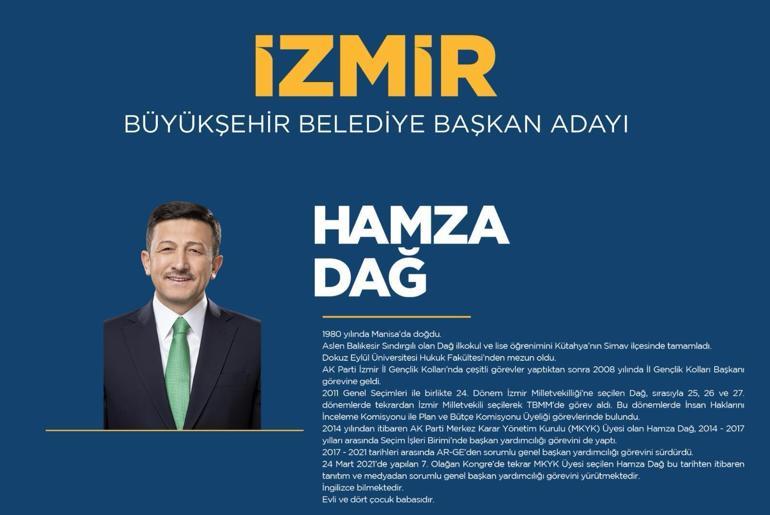 AK Parti'nin İzmir Büyükşehir Belediye Başkan Adayı Hamza Dağ