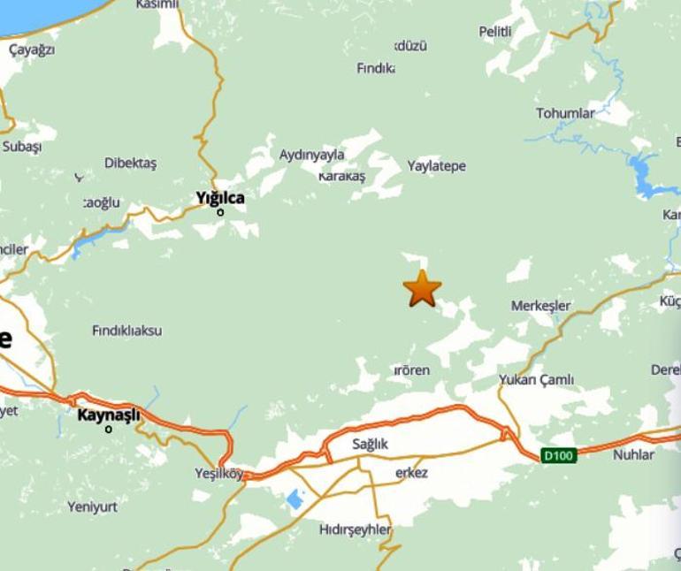AFAD duyurdu! Bolu'da 4.2 büyüklüğünde deprem