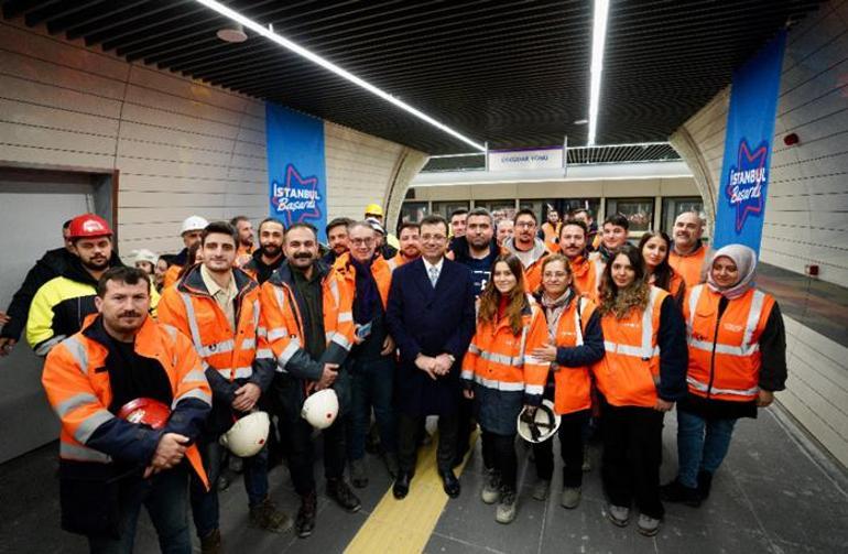 Ekrem İmamoğlu: İstanbul halkına metro yapıyoruz