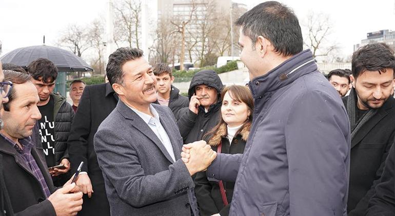 Murat Kurum Beyoğlu'nda esnafı ziyaret etti