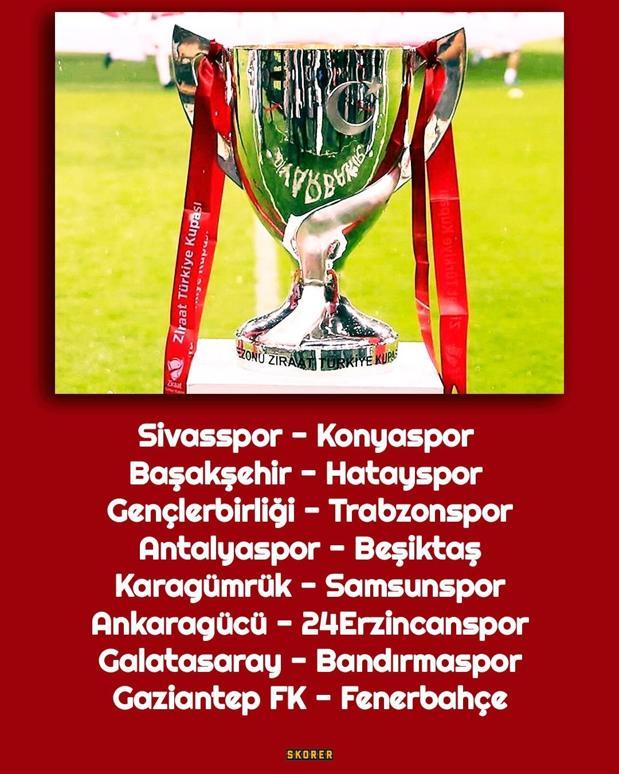 SON DAKİKA | Ziraat Türkiye Kupası'nın son 16 turunda kura çekimi yapıldı! İşte Galatasaray, Fenerbahçe, Beşiktaş, Trabzonspor'un rakipleri