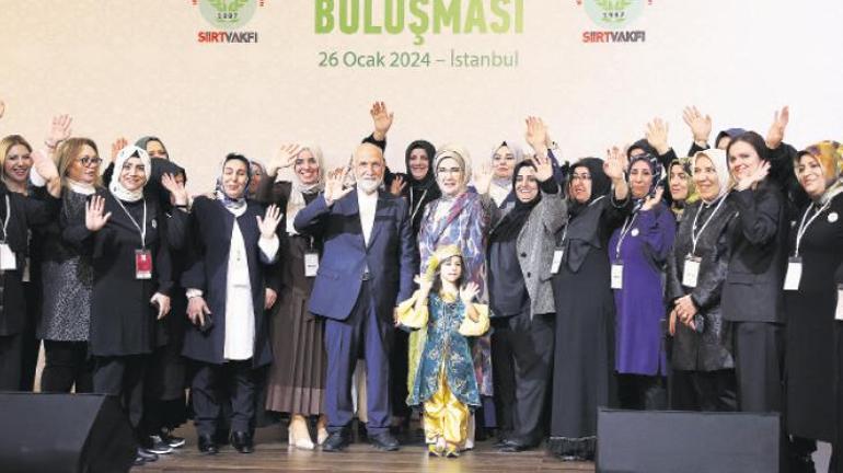 Emine Erdoğan İstanbul’da Siirtli kadınlarla bir araya geldi! ‘Küresel değerler üreten bir ülke olacağız’